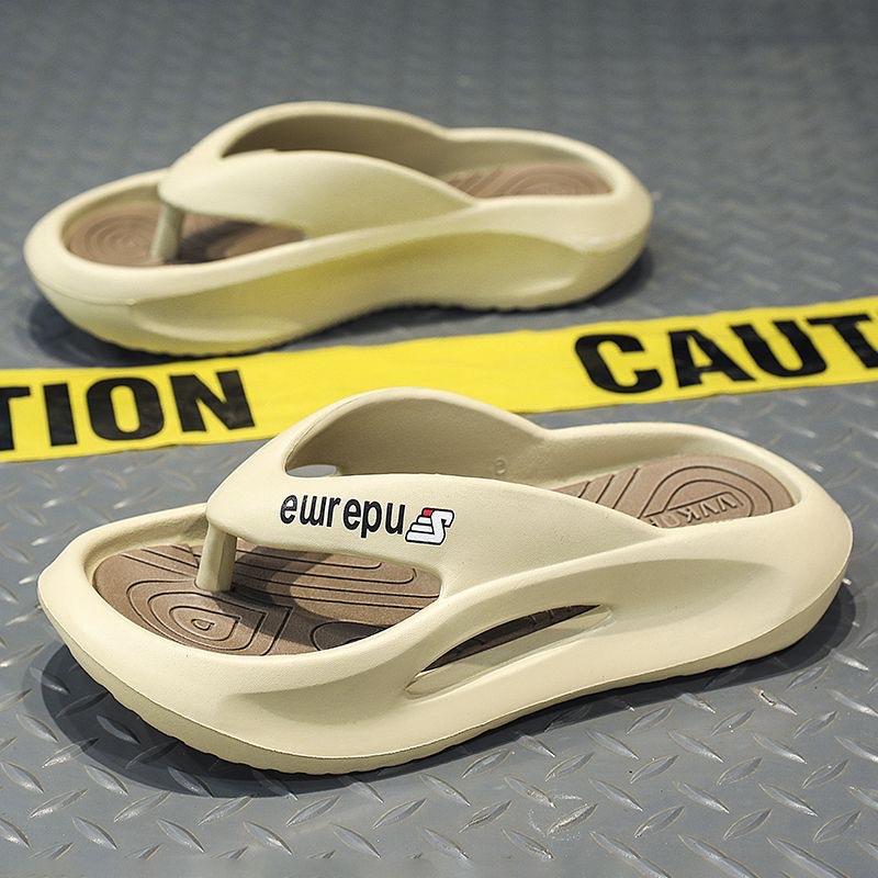 EVA summer men's flip flops wholesale 2024 new outdoor beach shoes men's flip-flops cross-border