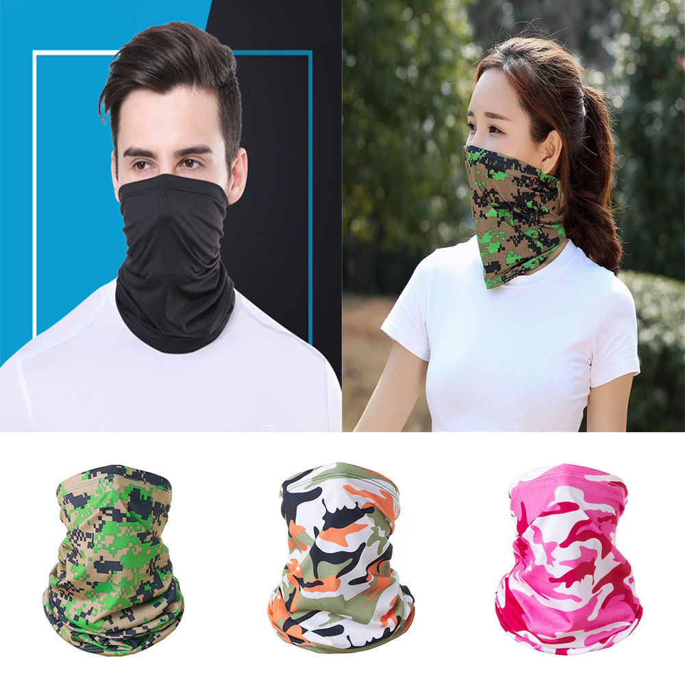 Outdoor sun protection scarf Ice Silk variety multifunctional magic scarf bicycle sports cycling mask breathable collar