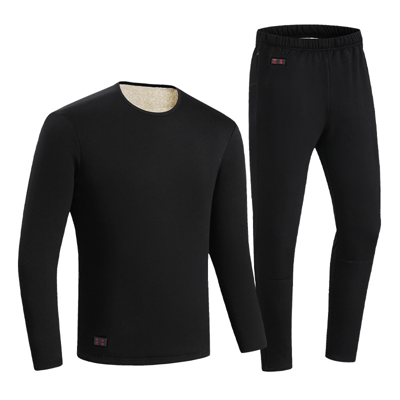 Picture of Winter cross-border smart 18 area USB constant temperature heating thermal underwear Lovers Electric pants cold suit