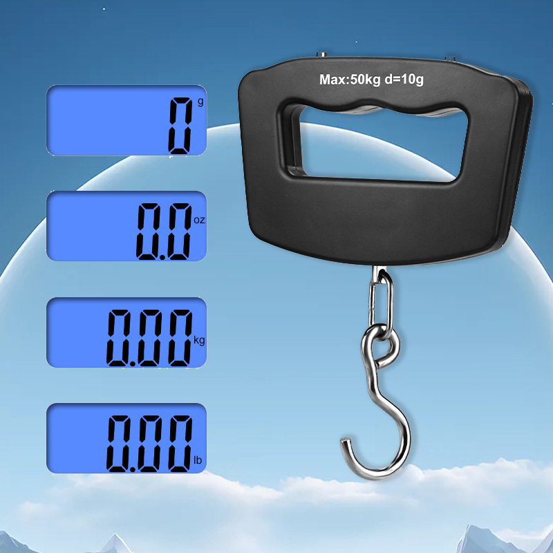 Picture of 50kg Travel Luggage Scale Cross-Border Supply Satchel Digital Scale with Hook Gram Scale Express Fishing Satchel Scale