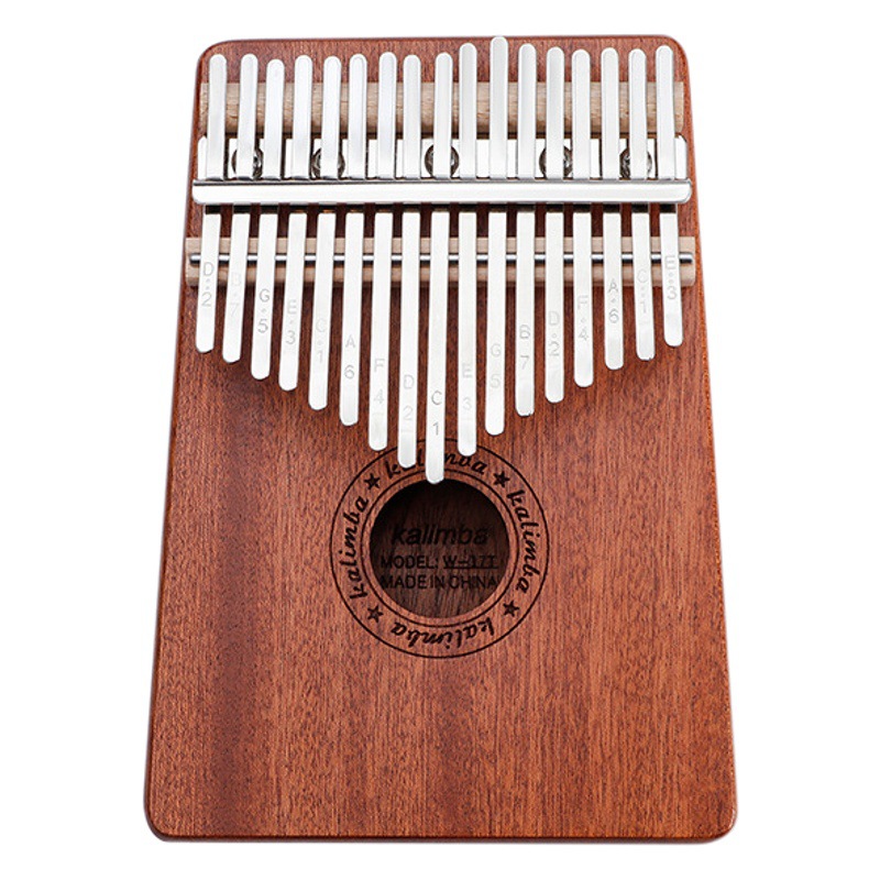 17 Tone Sabri Wood Thumb Fingers Khalimba Khaliba African Musical Instrument
