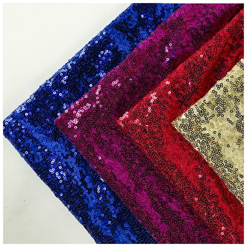 Picture of Spot wholesale 3mm sequin cloth scrambled sequin fabric wedding costume sequin fabric beaded fabric