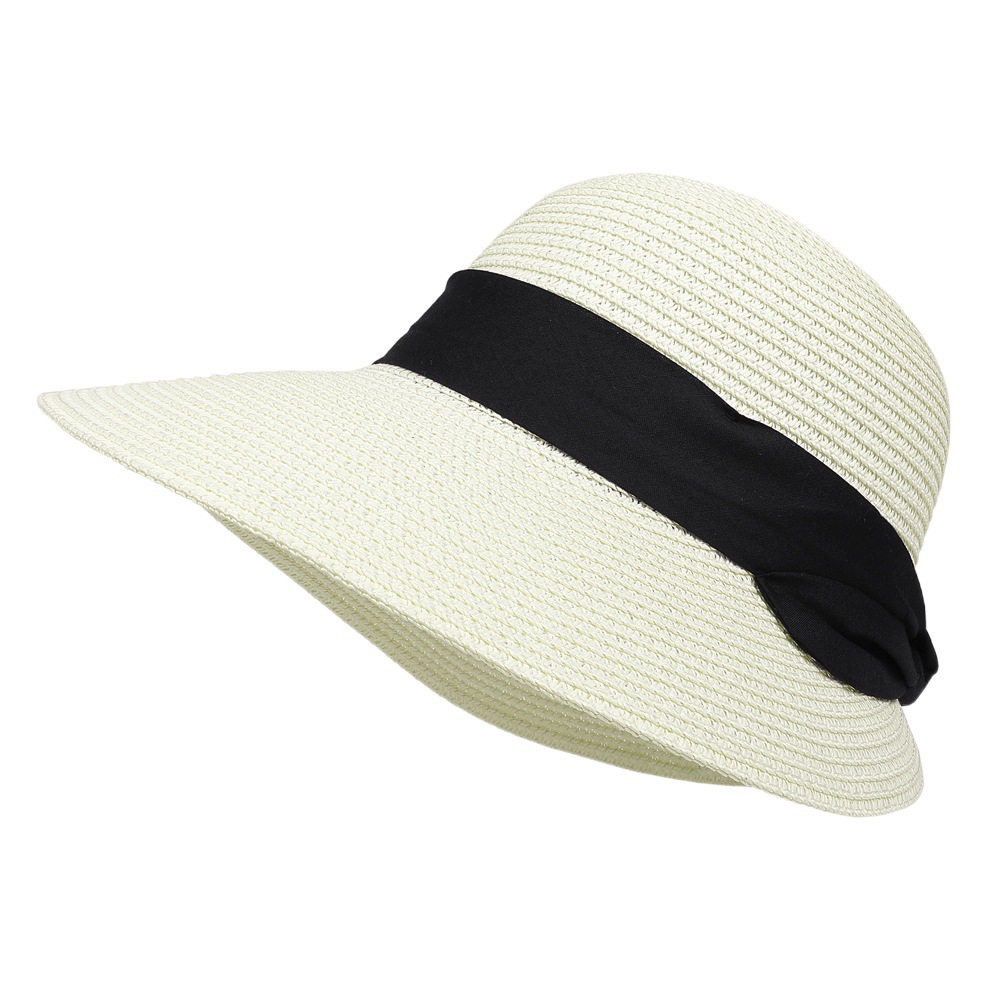 Straw Hat Spring and Summer New Casual Play Beach Hat Woven Women's Korean Style Sun Hat Outdoor Sun Protection Hat