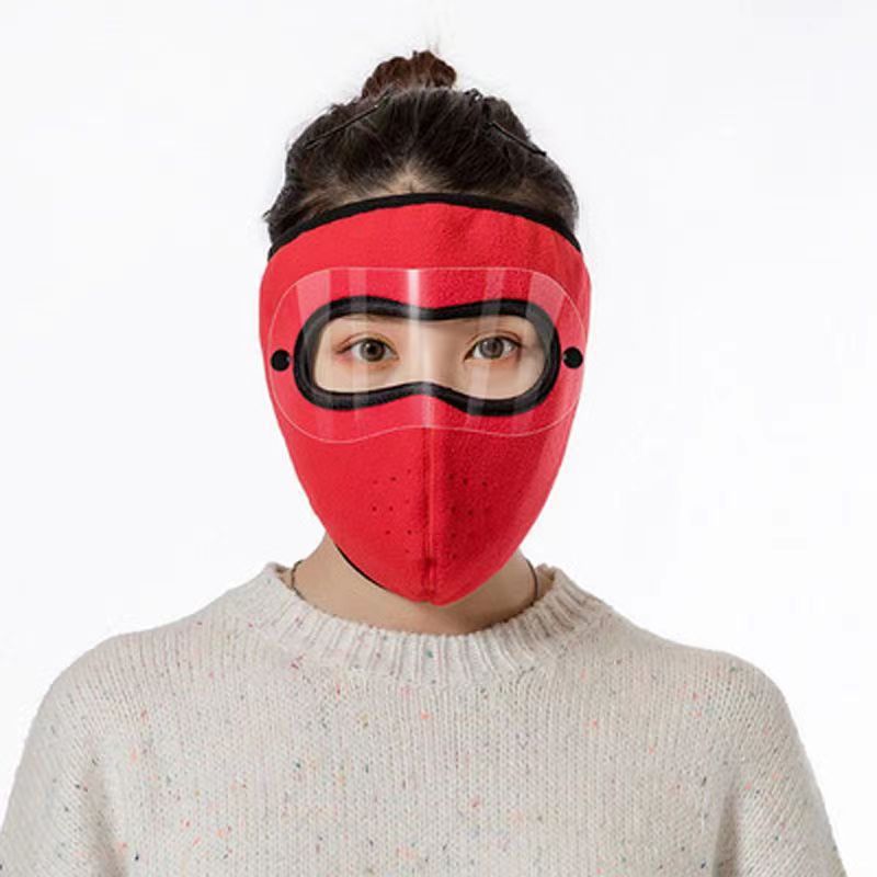 Picture of Cycling mask windproof and cold-proof artifact autumn and winter warm full-face female hat men's mask mask ear protection integrated head