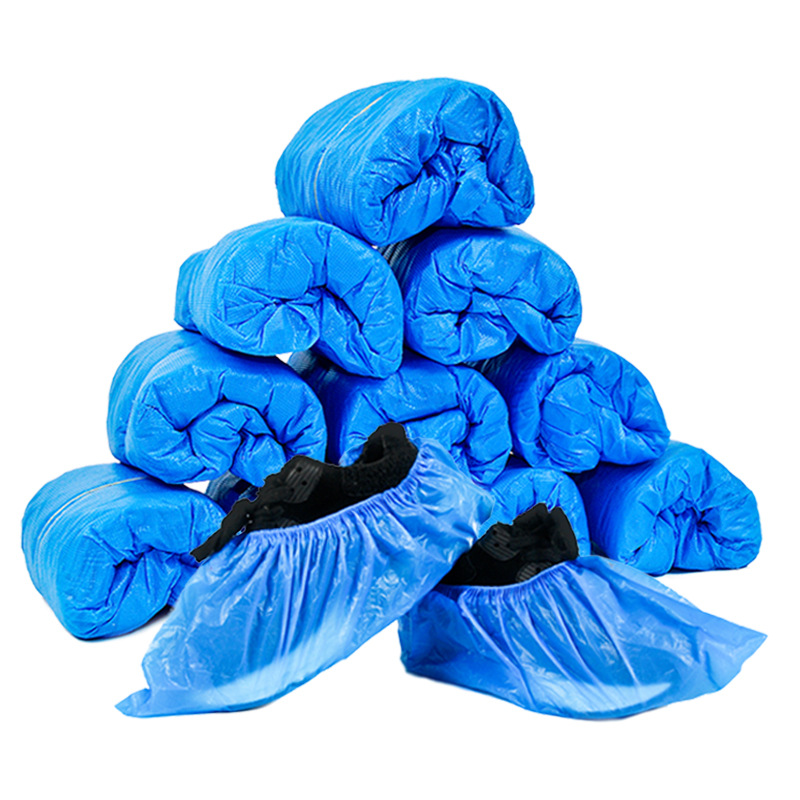 Picture of Super Thick Disposable Shoe Cover CPE Indoor Non-Slip Wear-Resistant Household Waterproof Rainy Day Plastic Dustproof Extra Thickened Foot Cover