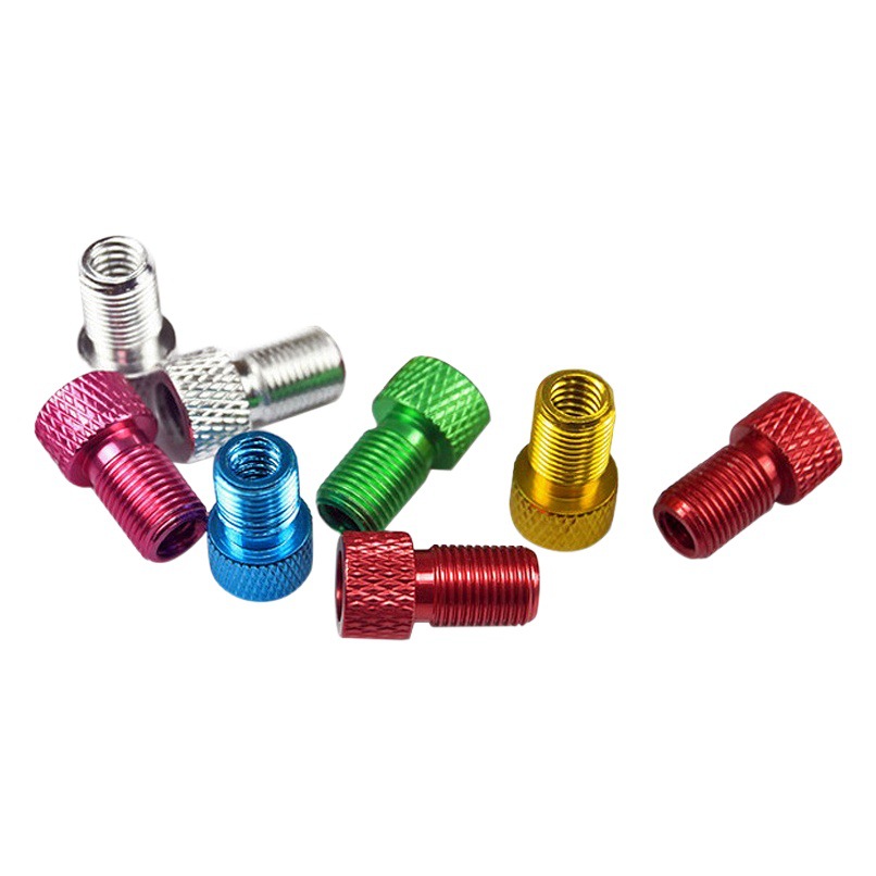 French Mouth British Mouth to American Mouth Aluminum Alloy Mouth Mountain Road Bicycle Gas Cylinder Air Mouth Inflatable Head Conversion Head