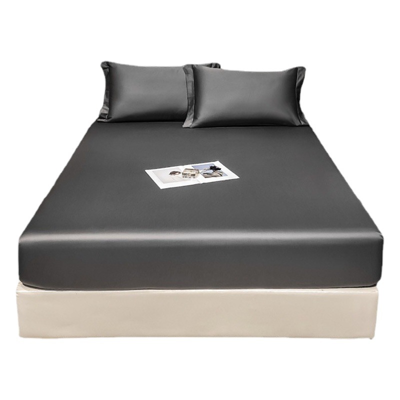 100-Count Pure Cotton Fitted Bed Sheets Single Piece Cotton Single 1.5m Simmons Mattress Protector Fitted Bed Sheets Cover Wholesale