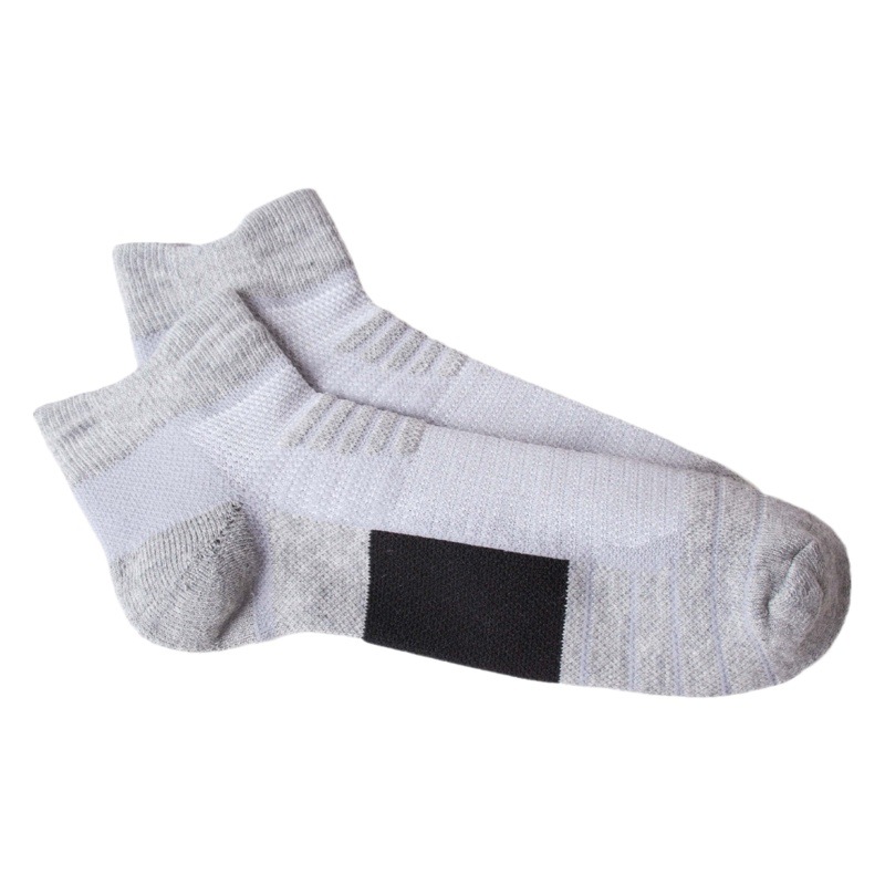 Thickened men's sports socks towel bottom ankle socks anti-friction running socks elite basketball socks