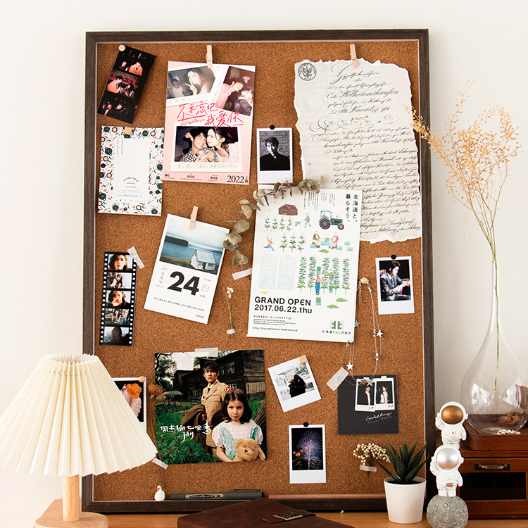 Picture of Photo printing and photo frame couple diy handmade puzzle cork board commemorative frame Polaroid picture frame for girlfriend 16