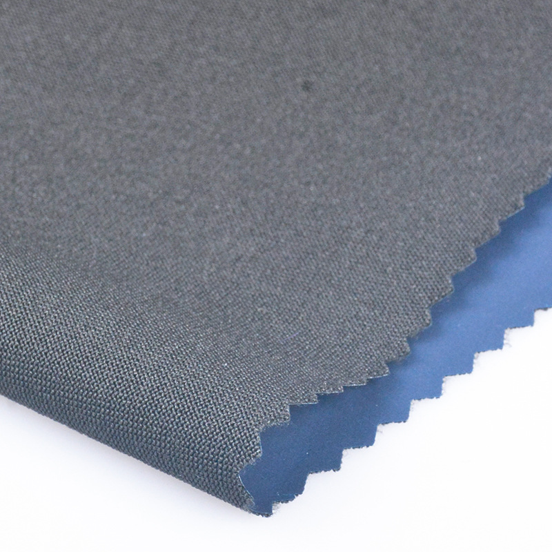 Picture of High-Elastic Milk Silk Pu Composite Blue Film Smooth Coating Heat-Retaining Sweat-Absorbing Fabric for Waist Shaping Belt and Swimming Cap Material