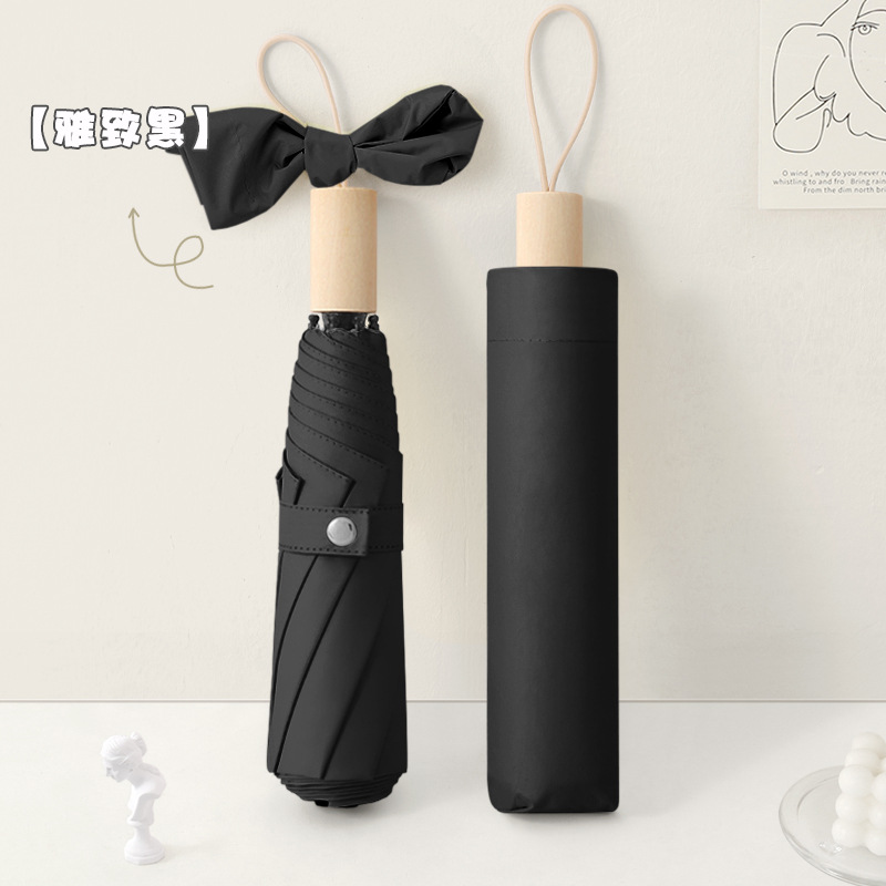 Picture of Large wholesale 16 bone automatic long handle umbrella sunshade sunscreen straight rod umbrella men's and women's dual-use umbrella customized advertising