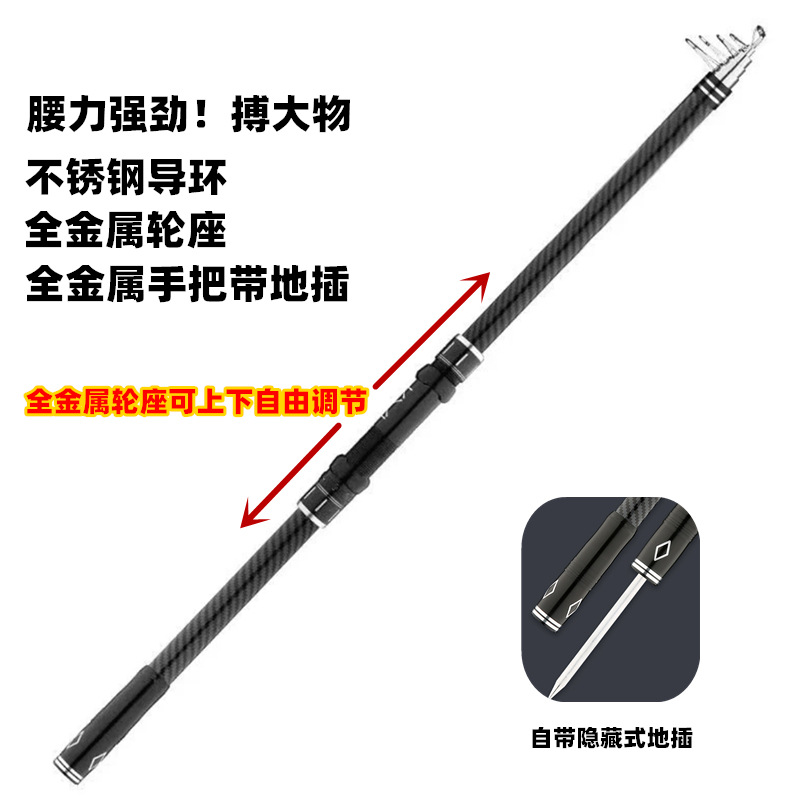Picture of Sea rod fishing rod wholesale long throw rod fishing rod sea rod full set fishing rod suit fishing gear fishing rod cross-border fishing gear rice