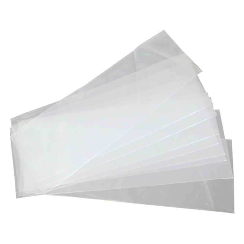 Pe Flat Bag Long Strip Packaging Bag Transparent Plastic Bag Thickened Fishing Rod Bag Lighting Decoration Special Electroplating Packaging Bag