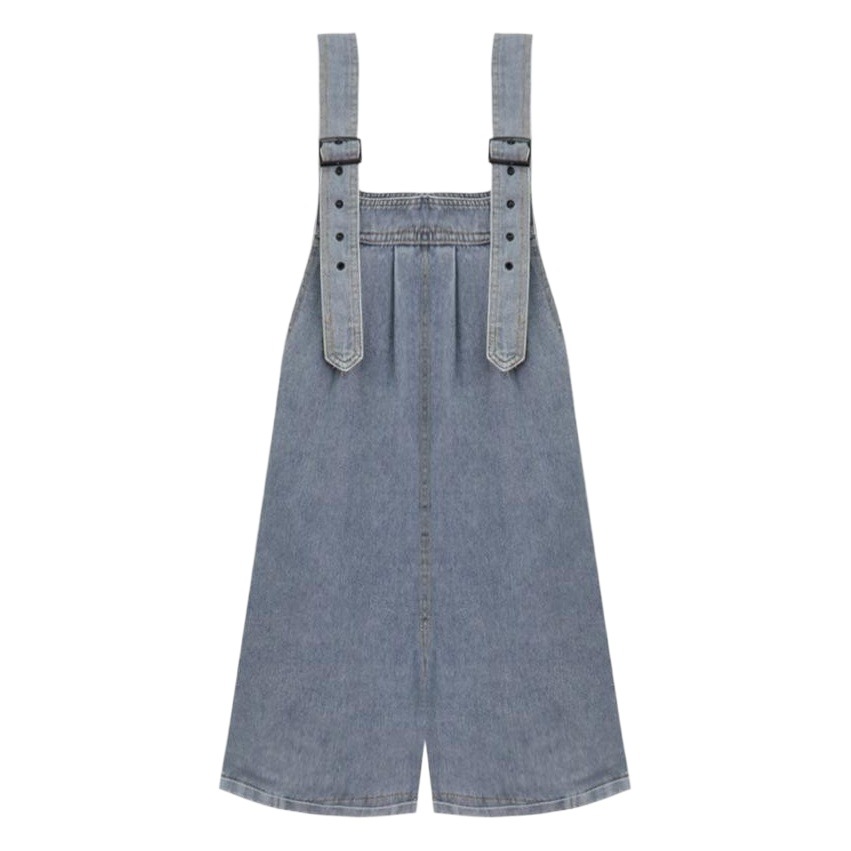 Denim Overalls Shorts for Women Spring & Fall K-Style 2025 New Cute Age-Reducing Loose Wide-Leg Pants for Small People to Wear Outside
