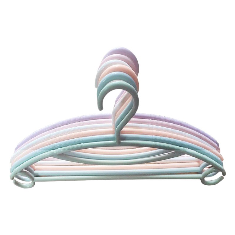 Rainbow Collar Hanger Thickened Plastic Household Clothes Hanger Clothes Rack Clothes Rack Clothes Rack Clothes Rack Clothes Rack