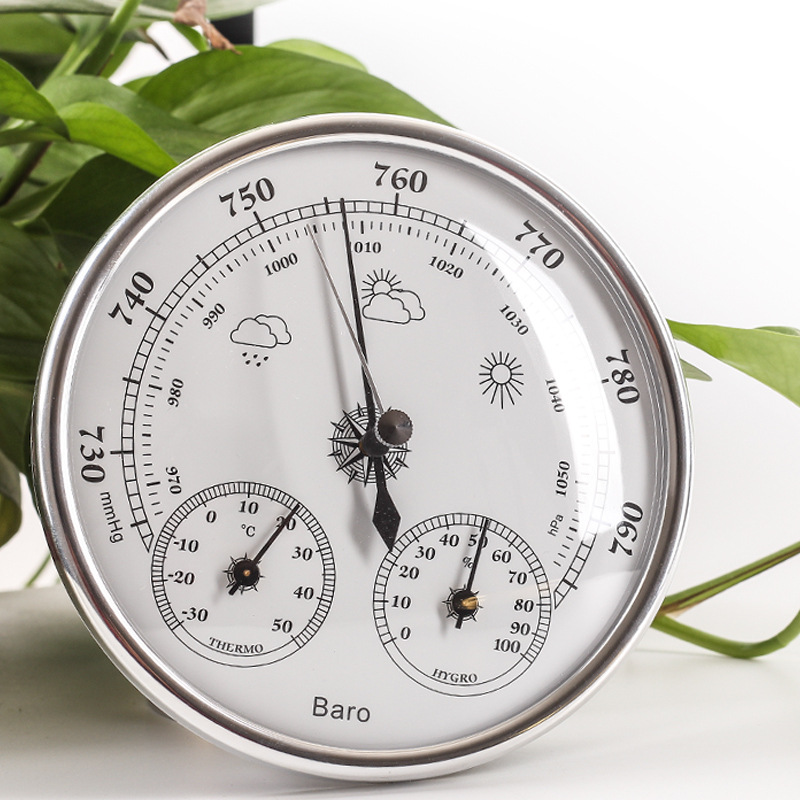 3 in 1 indoor and outdoor air thermometer hygrometer household high precision atmospheric barometer fishing weather forecast