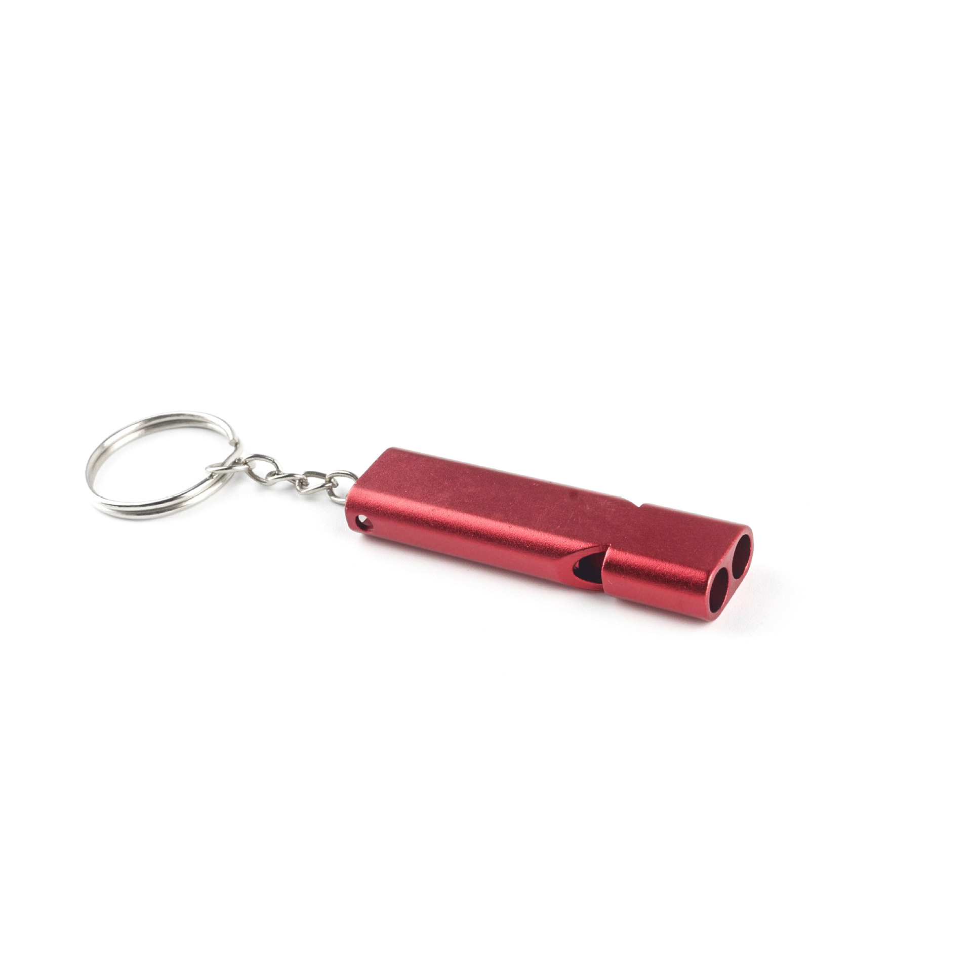 Picture of Aluminum Alloy dual-frequency survival whistle outdoor whistle double tube outdoor survival life-saving whistle equipment EDC worker