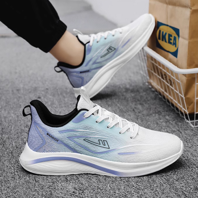 Brand Men's Shoes Sports Shoes Men's 2025 New Summer Breathable Running Shoes Black Ultra-Light Shock-Absorbing Running Shoes for Men