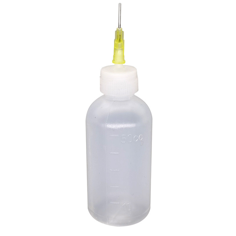 Picture of Pottery Slurry Painting Bottle Glaze Hand Extruded Soft Plastic 50cc Painted Clay with Needle Tool Pointed Mouth Painting Bottle