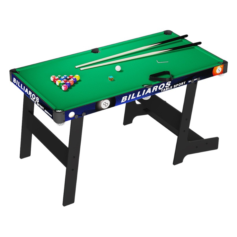 Children's billiard table household folding multi-functional extra large solid wood parent-child interactive rounded small mini billiard table