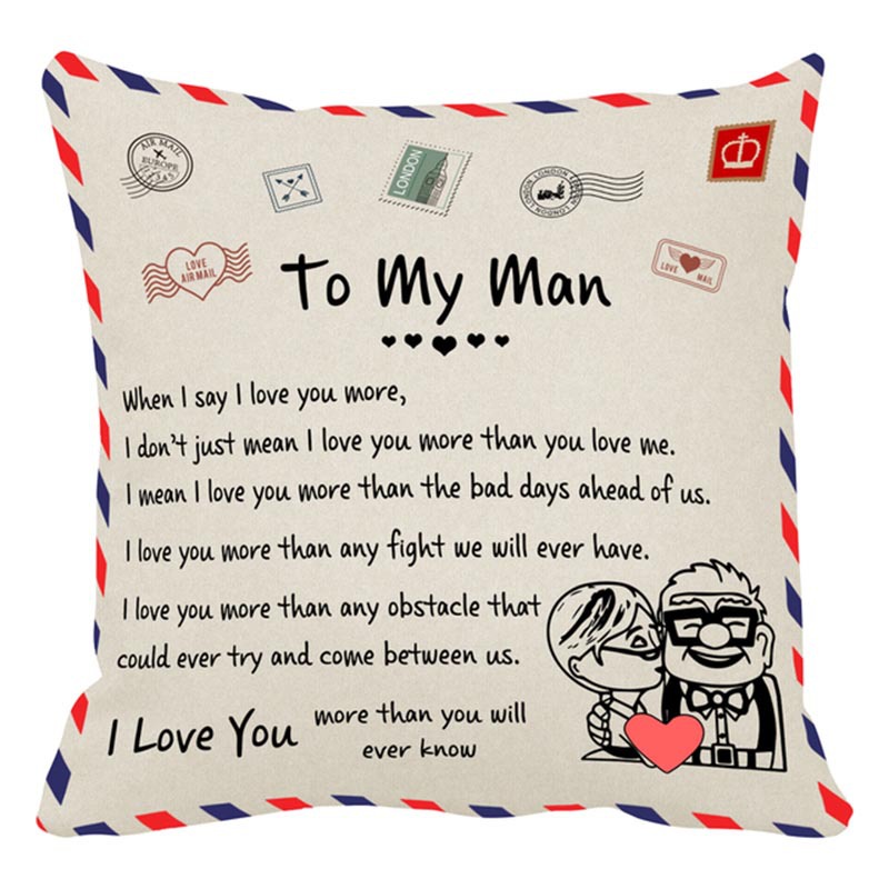 Picture of Amazon Home linen pillowcase Nordic simple American retro printed office pillowcase sofa cushion