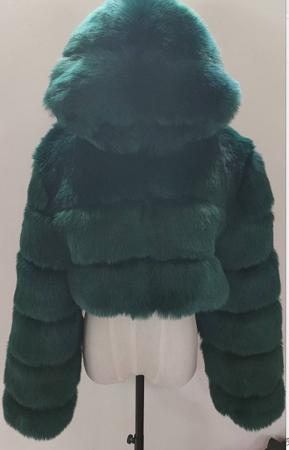 Picture of Imitation fur coat new European and American imitation fur coat factory wholesale Haining short imitation fur coat