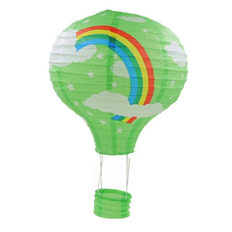 Picture of Hot Air Balloon Paper Lantern Decoration Shopping Mall Store Celebration Kindergarten Corridor Hanging Decoration Birthday Party Celebration Venue Layout