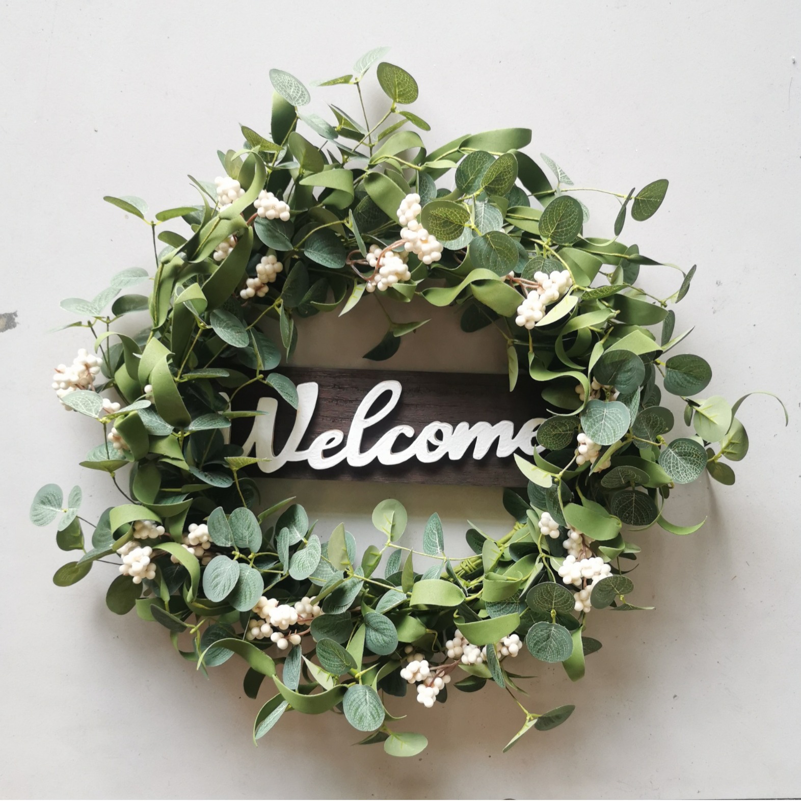 Amazon simulation plant Garland simulation eucalyptus leaves eucalyptus Garland Christmas window decoration plant wholesale