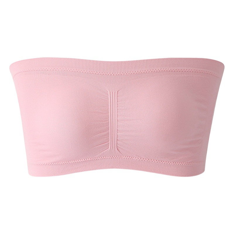 Picture of Amazon Foreign Trade Wrap Chest One-Piece Tube Top Double-Layer Strapless Invisible Underwear Beautiful Back Anti-Light Large Size 6XL