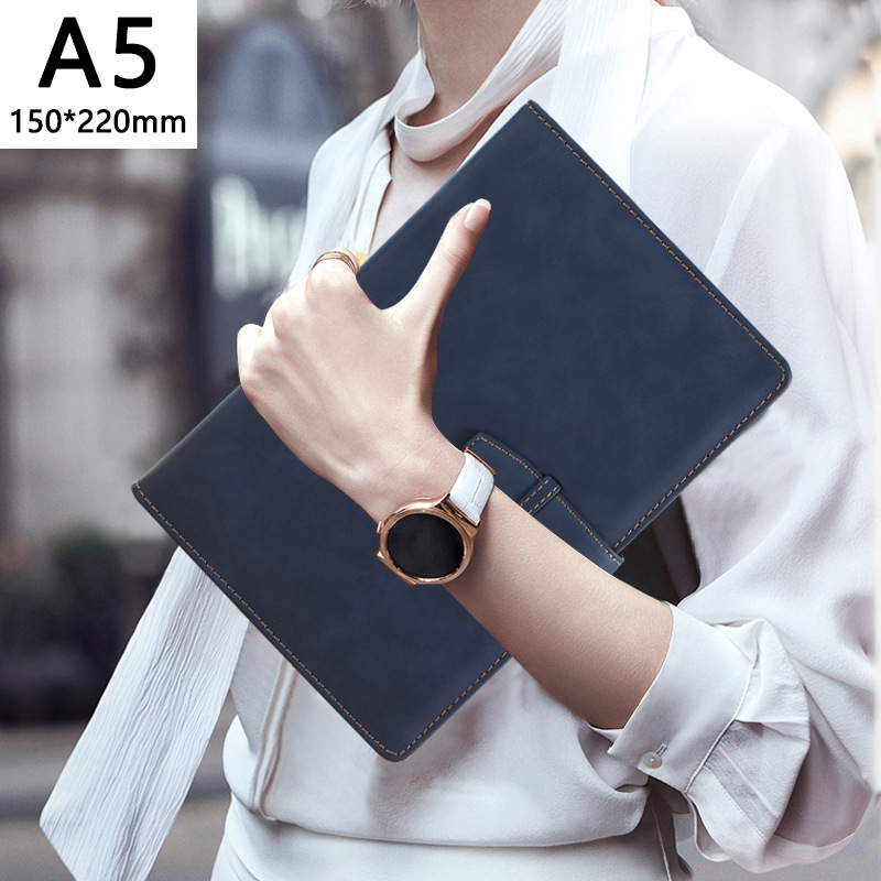 Picture of High-Looking A5 Notebook Imitation Leather Hand Ledger Thickeneded Conference B5 Simple Business Notepad Custom Logo