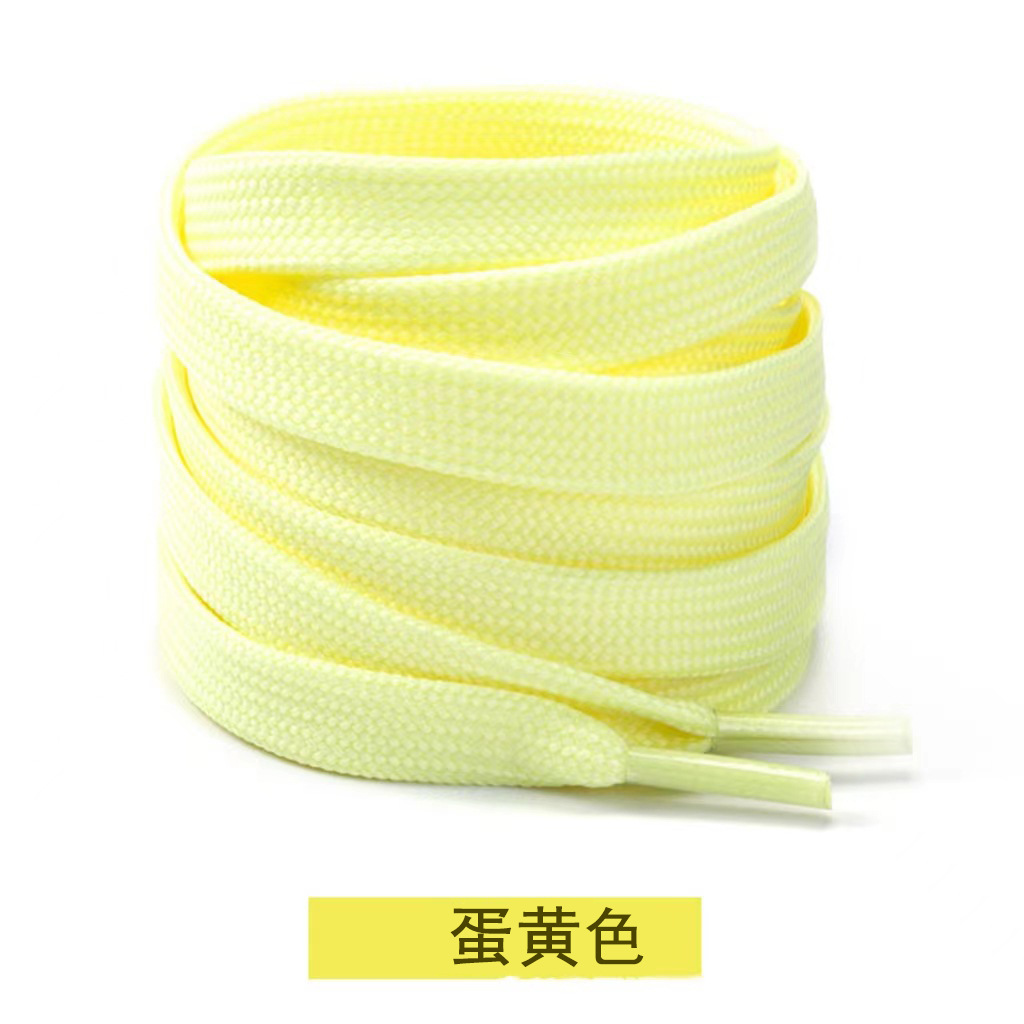 Picture of Shoelaces White Shoes Casual Shoelaces Flat Thickeneded Double Layer Fine Grain Shoelaces Ins Trendy White Pink Shoelaces Wholesale
