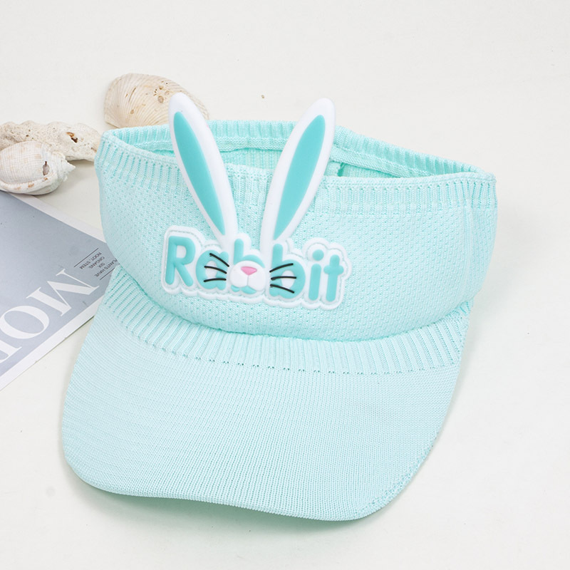 Picture of Summer children's cartoon straw peaked cap bear empty top breathable headband sun hat for boys and girls baby sun hat