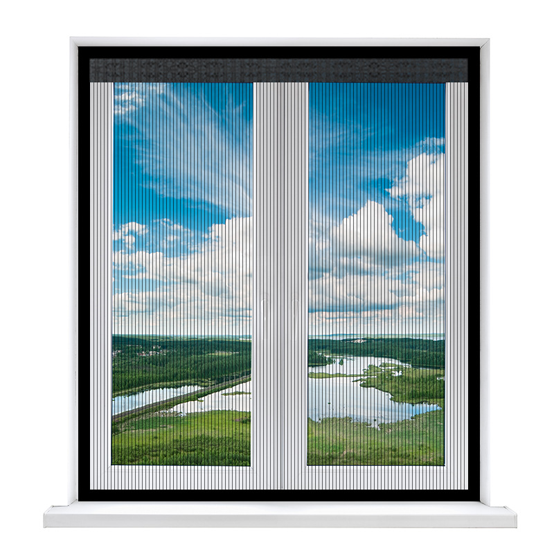 Picture of Door Curtain Screen Door Screen Door Anti-mosquito Non-perforated Magnetic Absorption Magnetic Screen Screen Screen Summer Self-loading Anti-mosquito New Style