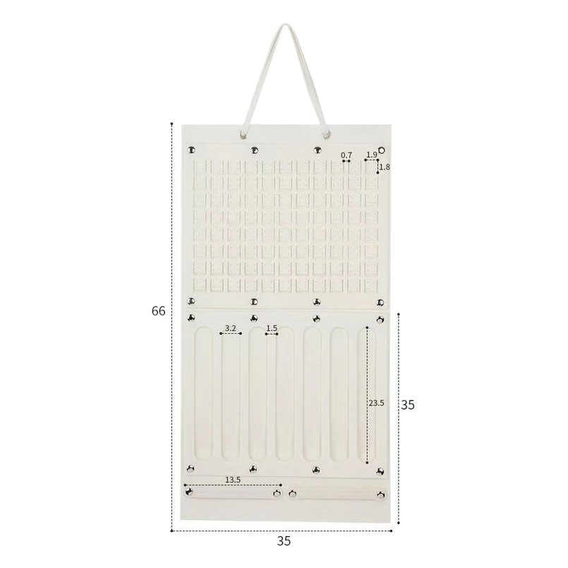 Felt earrings storage Hanging Bag Supply wall-mounted jewelry hanging bag wall-mounted necklace ring storage bag