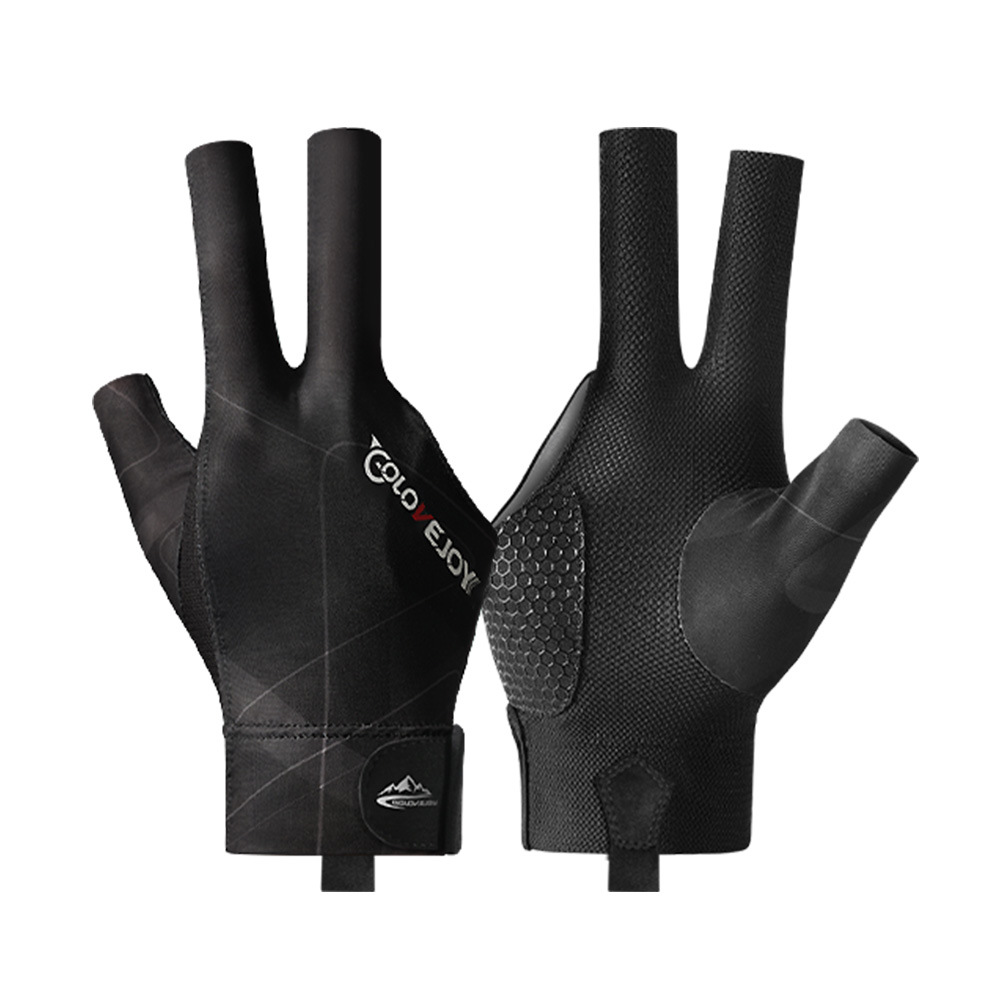 Picture of Billiards Gloves Lightweight Breathable Sweat-wicking Three-finger Gloves Snooker Billiard Non-slip Gloves Single Pack XG67