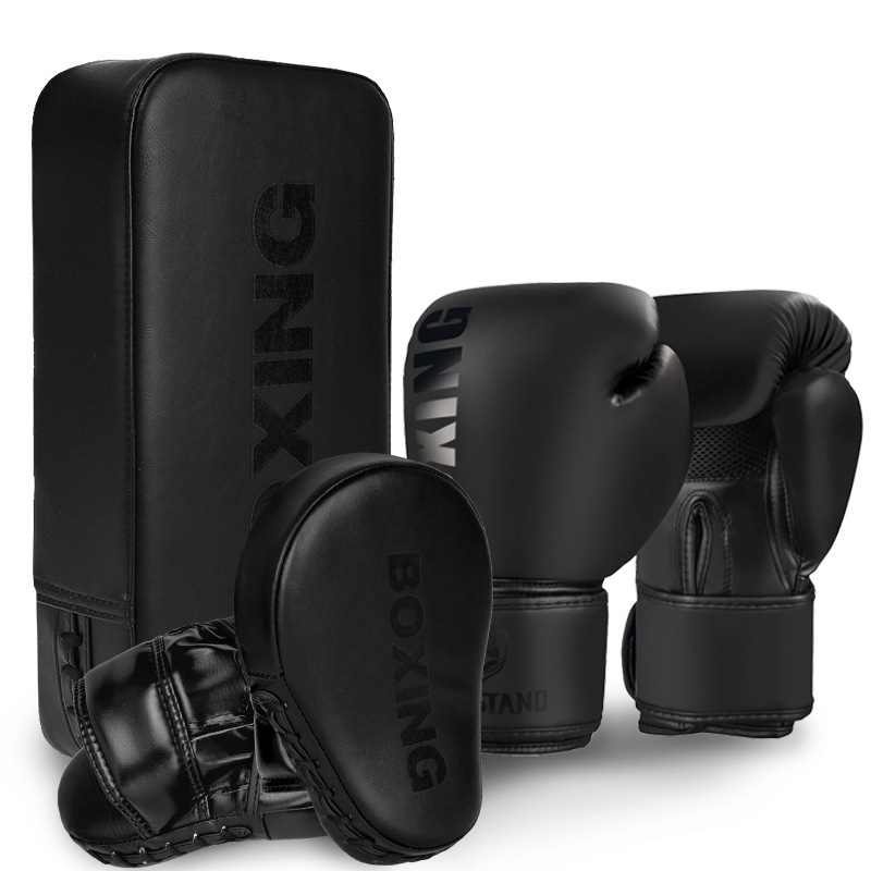 Picture of Boxing gloves combination set hand target foot target adult children's sanda fighting boxing glove training equipment for men and women