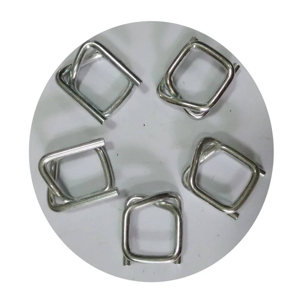Manufacturer Wholesale 32mm Packing Buckle Polyester Fiber Strap Packing Buckle Woven Strap Metal Loop Zinc-Plated Buckle Steel Wire Buckle