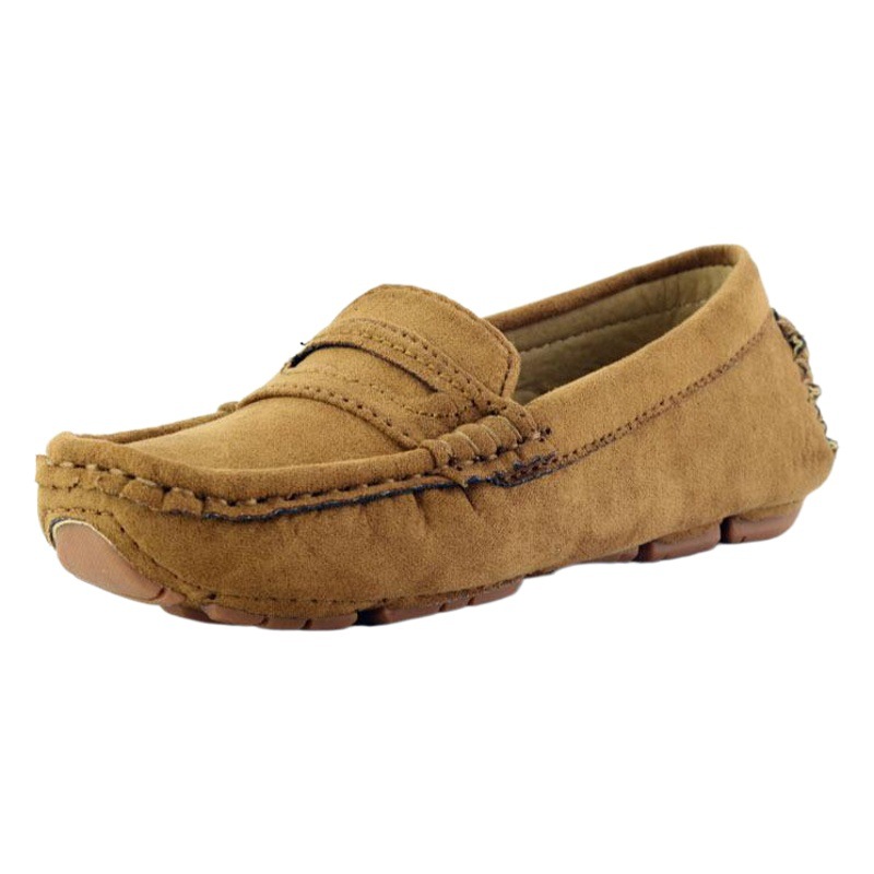 Rui foot spring and autumn new boys and girls children bean shoes South Korea fashion neutral leather shoes factory a generation of hair