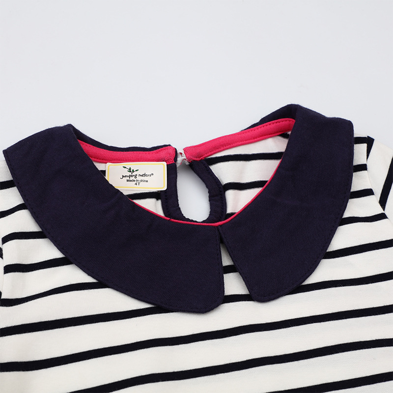 Picture of Children's dress summer new European and American children's clothing strip meimei love girls dress knitted children's skirt distribution generation