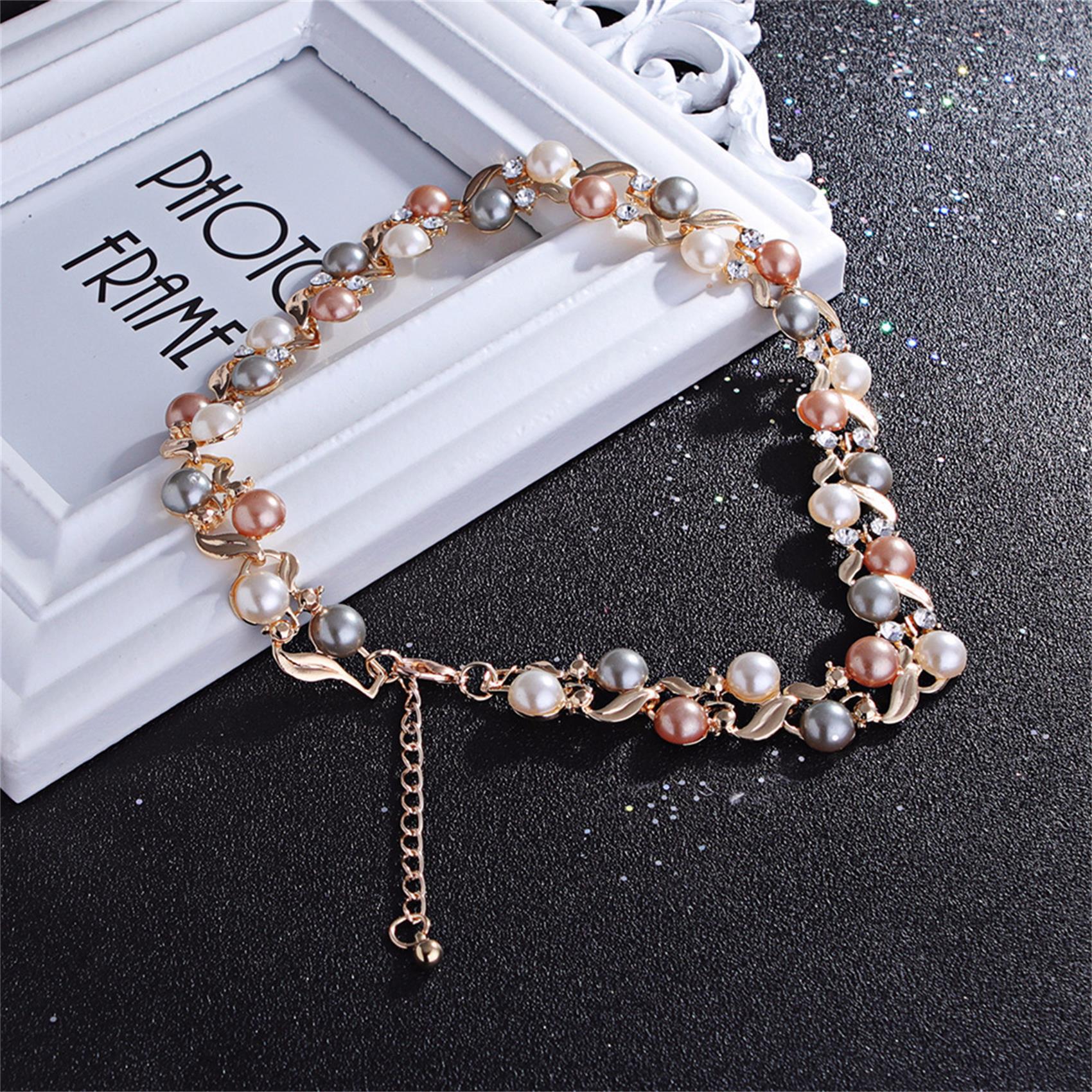 Picture of European and American Popular Vintage Necklace suit Women's 2-piece Set Leaves Flowers Exaggerated Jewelry New Wedding Accessories for Brides