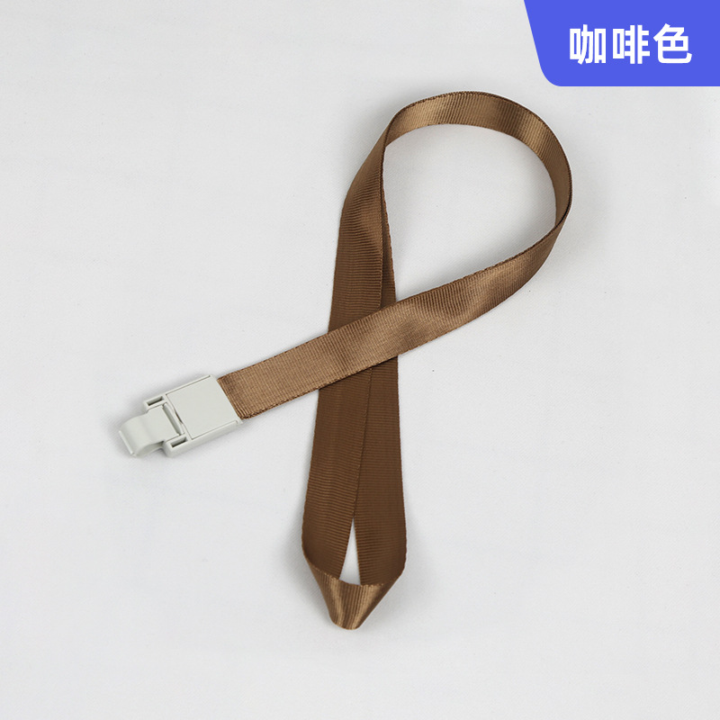 Picture of Spot Id Card Badge Lanyard Factory Brand Plastic Hook Exhibition Student Lanyard Hanging Neck Rope Work Card Rope Wholesale