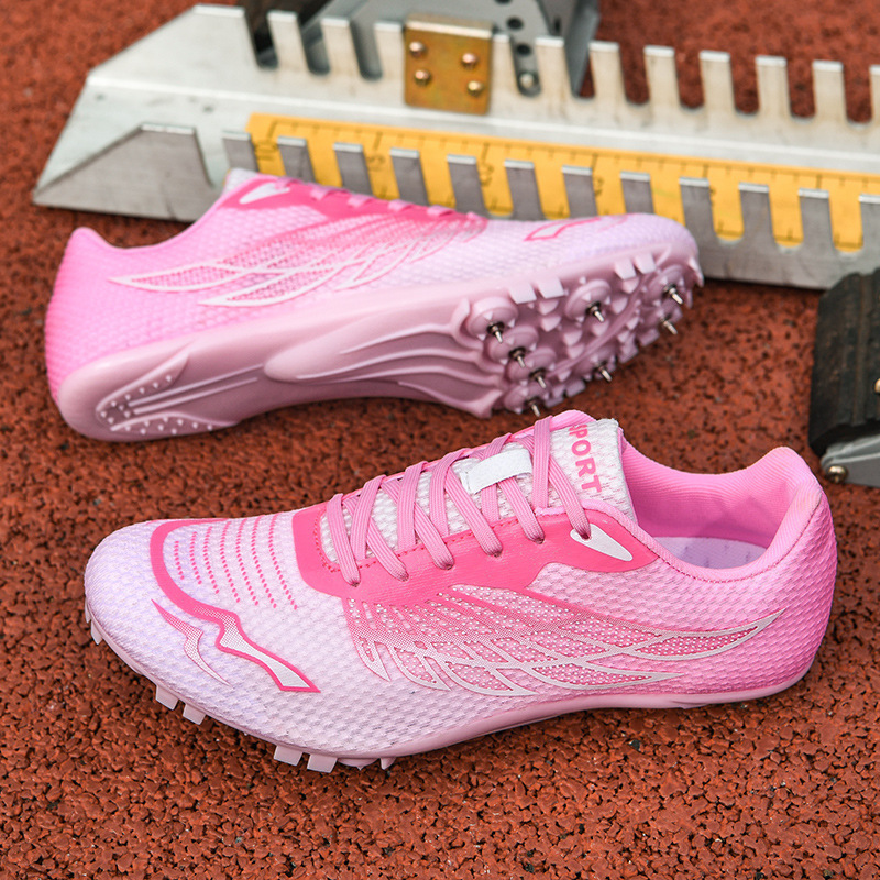 Track and Field Spike Shoes for Men and Women, 0m Sprint Training Shoes, High School Physical Examination All-Around Running Shoes
