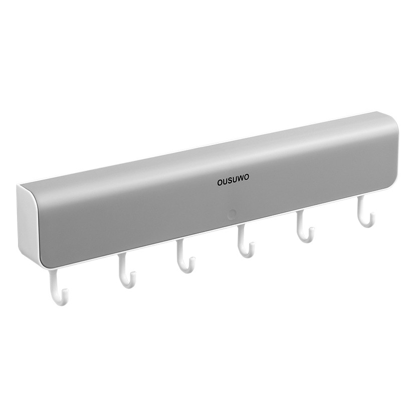 Door Hook Wall-mounted Non-perforated Clothes Hook Clothes Row Hook Bedroom Clothes Hood Cabinet Clothes Hook Storage Artifact