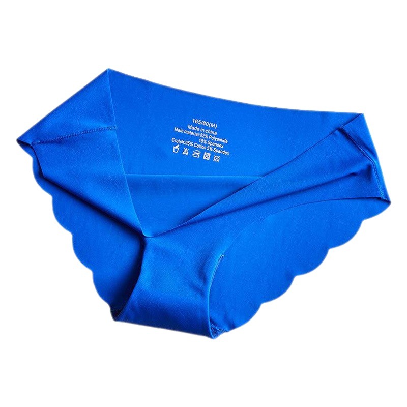 Factory wholesale women's underwear sexy Ice Silk seamless one-piece European and American Foreign trade low waist women's briefs