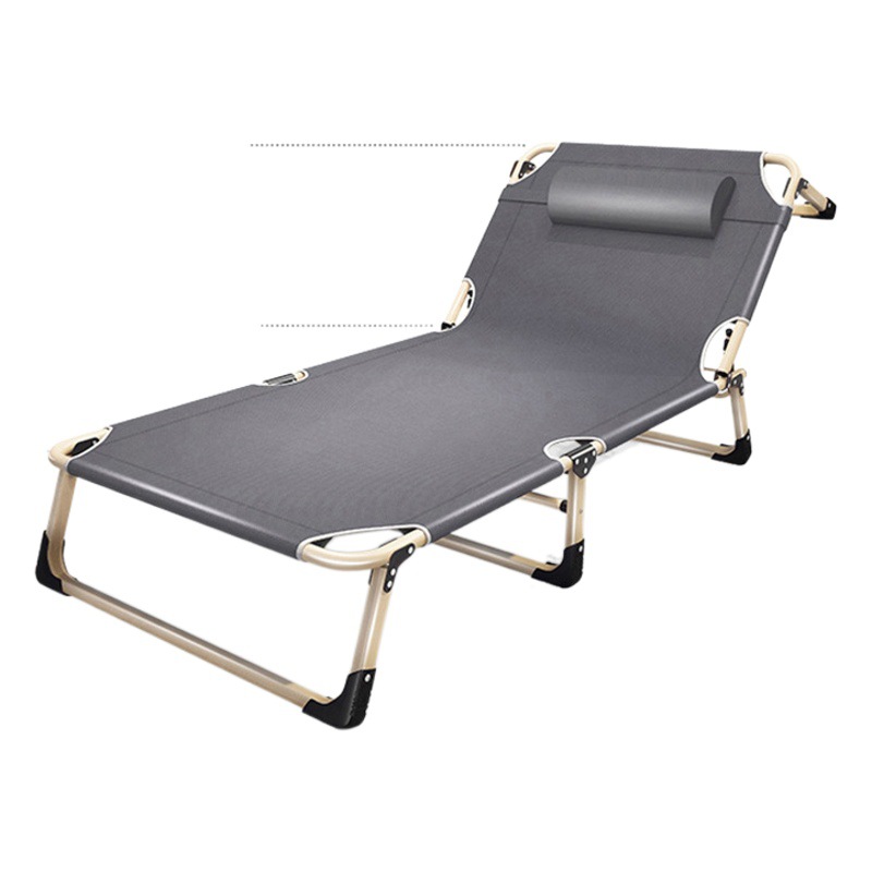 Picture of Factory Direct Three-fold Single Folding Bed Sofa Bed Office Lunch Break Bed Nap Bed Outdoor Portable Simple Bed