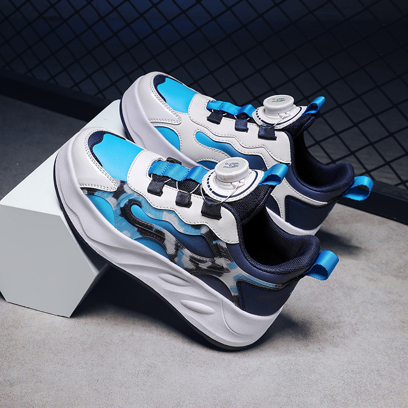 Picture of Cross-border foreign trade heloon shoes for girls roller shoes outdoor sports roller skates charging belt switch luminous shoes double wheel