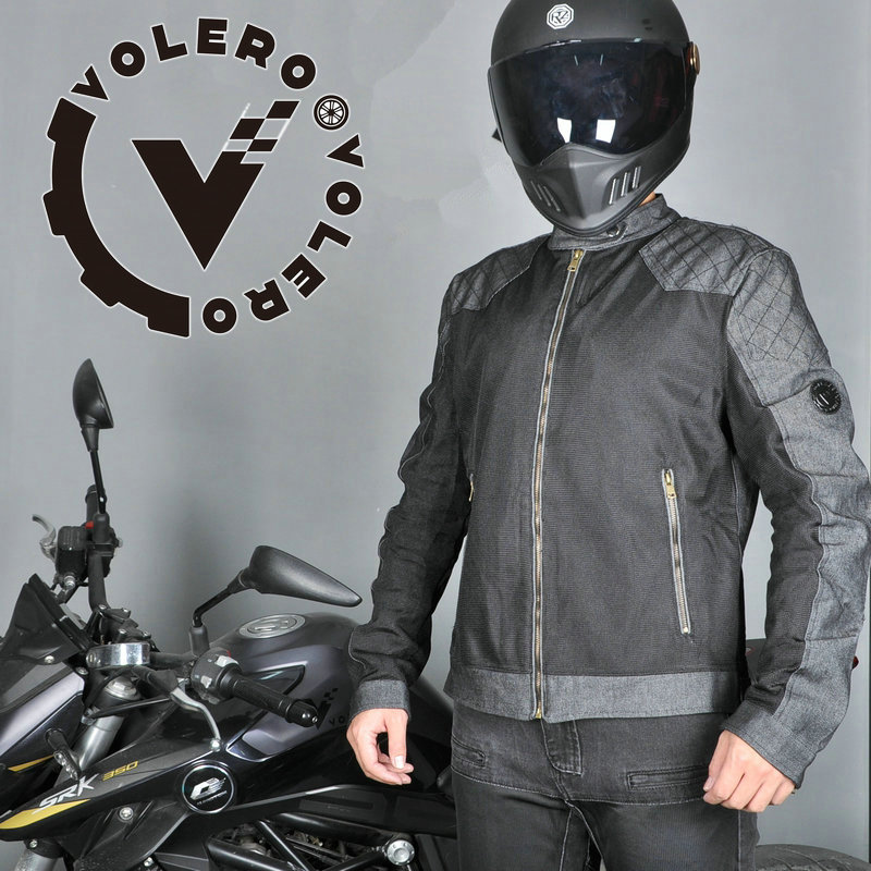 VOLERO Motorcycle Riding Suit for Men and Women Summer Mesh Breathable Casual Motorcycle Riding Jacket Jacket Anti-fall Suit