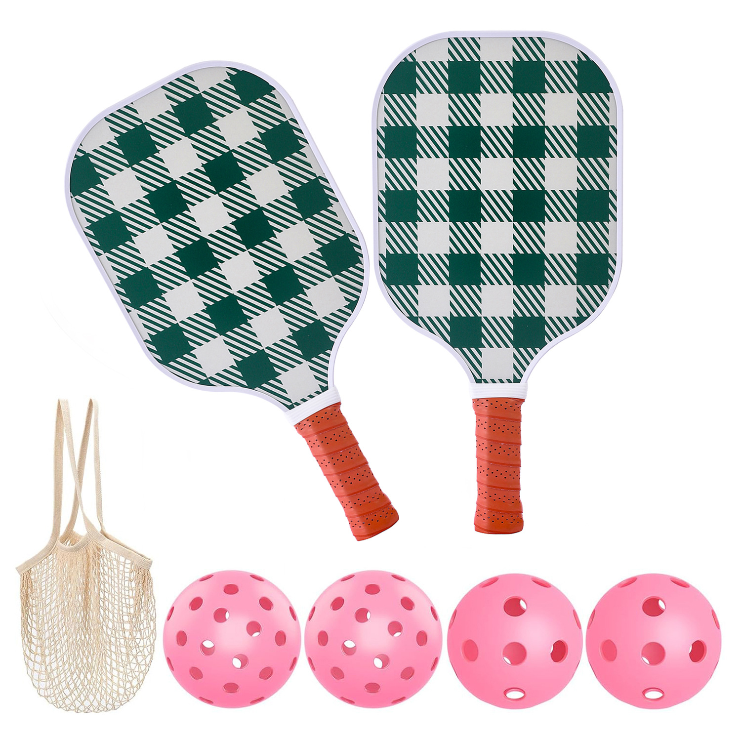 Picture of Fiberglass Peak Racket suit Outdoor Peak Ball Racket Net Bag Honeycomb Pickleball Racket