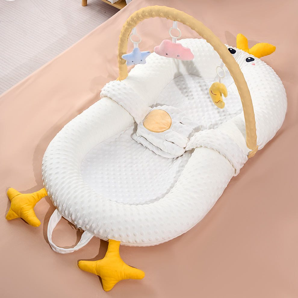 Picture of Infant bed bed multifunctional movable newborn soothing sleeping mat baby sleeping nest foldable anti-pressure ridge protection