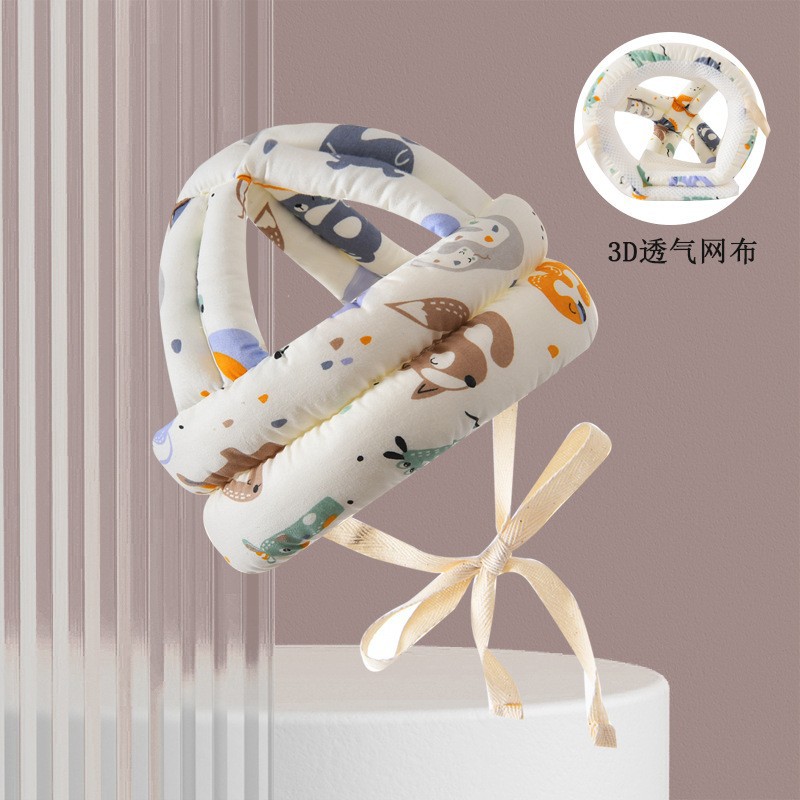 Picture of Baby Helmet Baby's Head Protection Anti-drop Hat Safety Helmet Headgear Children's Anti-collision Head Artifact Children's Toddler Anti-collision Hat